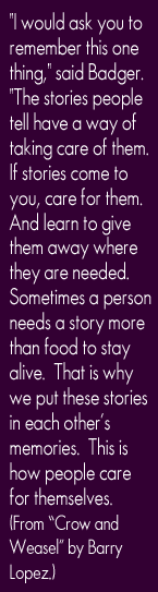 Crow and Weasel blurb